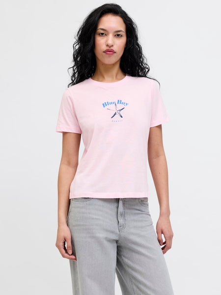 JJXX Starfish Print T-Shirt in Pink