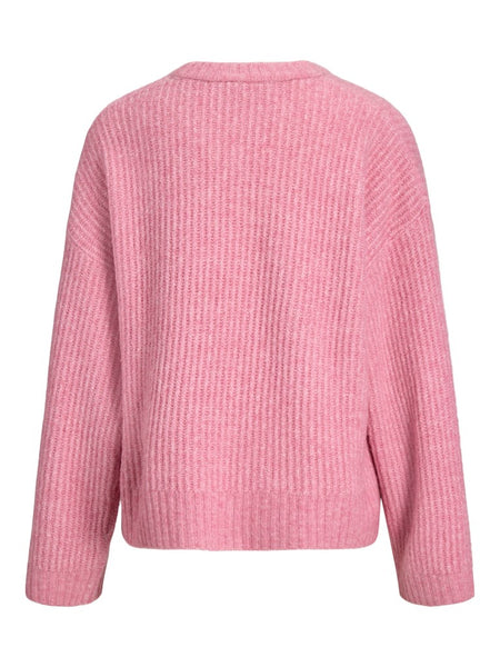 JJXX Crew Neck Knit Jumper in Pink
