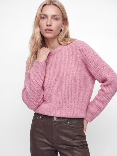 JJXX Crew Neck Knit Jumper in Pink