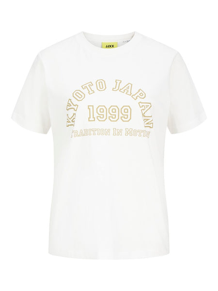 JJXX Printed "Japan" T-Shirt in White
