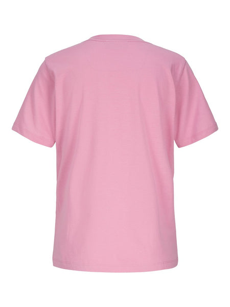 JJXX Printed "Montreal" T-Shirt in Pink