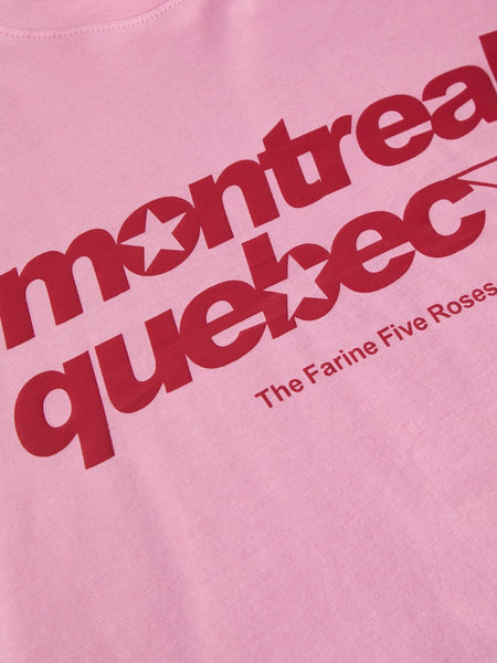 JJXX Printed "Montreal" T-Shirt in Pink