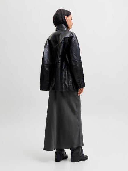 JJXX Satin Look Skirt in Black