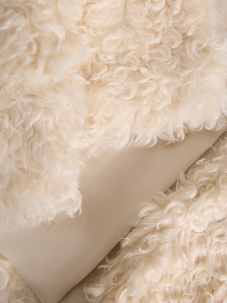 JJXX Short Fur Jacket in Cream