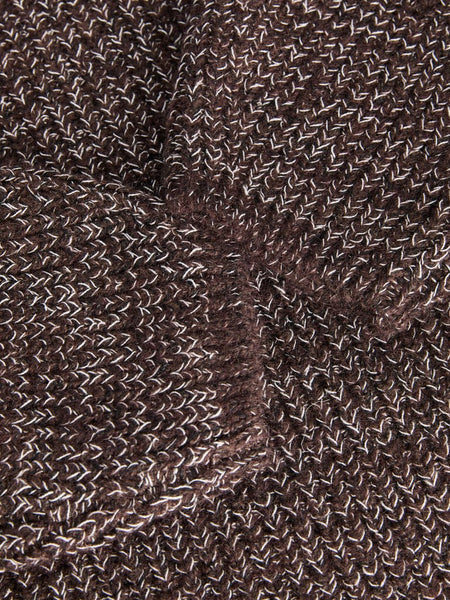 JJXX Loose Fit Crew Neck Knit Jumper in Brown