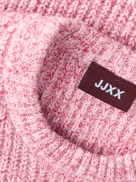 JJXX Loose Fit Crew Neck Knit Jumper in Pink