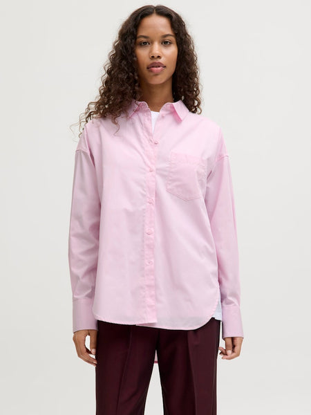 JJXX Poplin Shirt in Light Pink