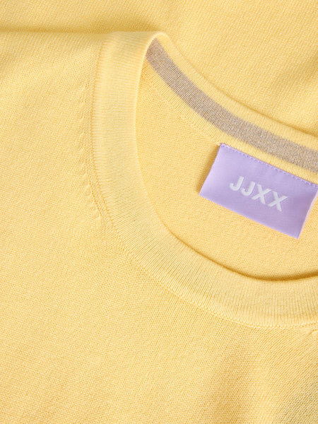 JJXX Long Sleeve Crew Neck Top in Yellow