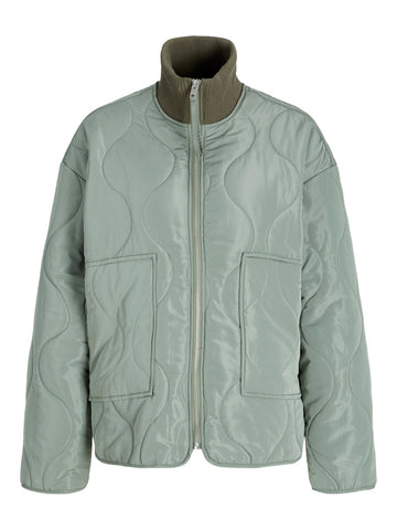 JJXX Quilted Jacket in Green