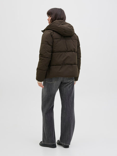 JJXX Puffer Jacket in Brown