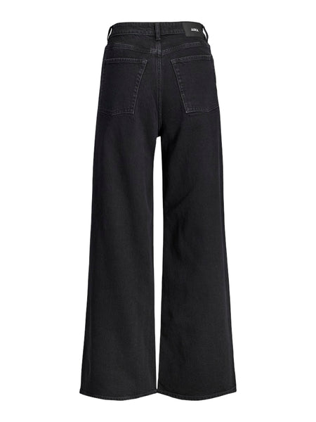 JJXX Wide Leg Rhinestone Detail Jeans in Black