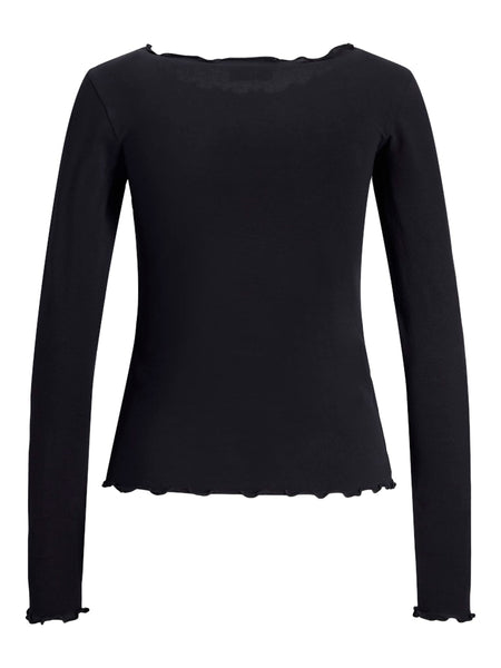 JJXX Long Sleeve Top in Black
