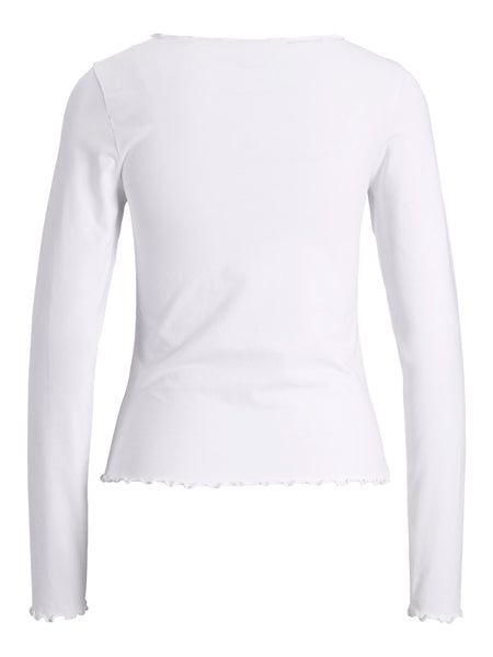 JJXX Long Sleeve Top in White