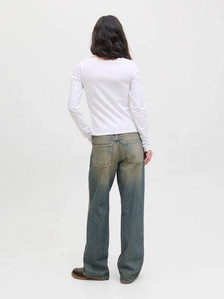 JJXX Long Sleeve Top in White