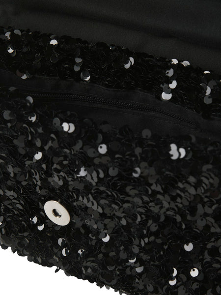 JJXX Sequin Cross Body Bag in Black