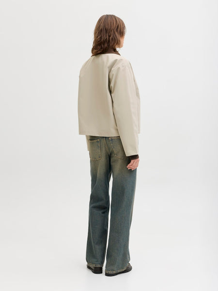 JJXX Cord Collar Jacket in Beige