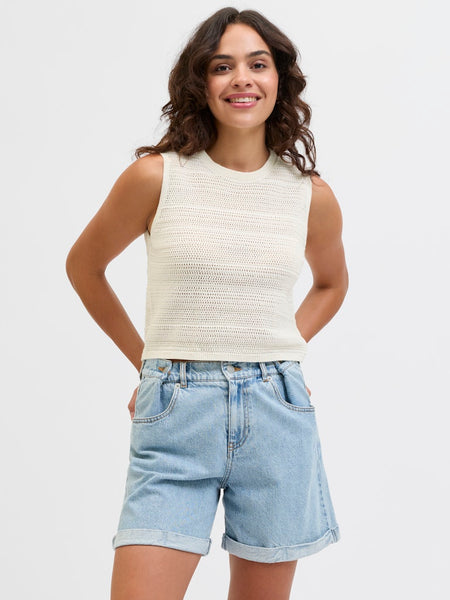 JJXX Knit Vest in Cream