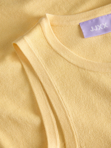 JJXX Knit Tank Top in Yellow