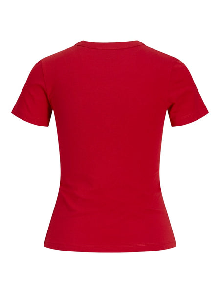 JJXX Dice Print T-Shirt in Red