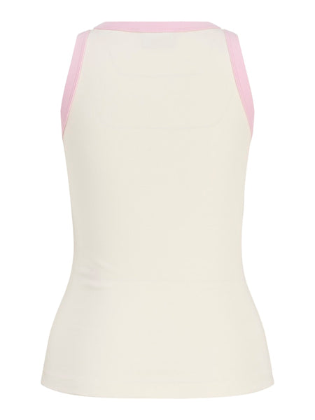 JJXX Strawberry Print Tank Top in Cream