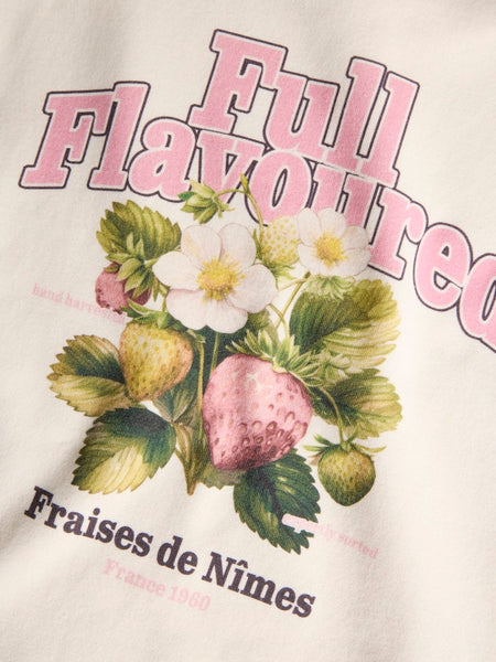 JJXX Strawberry Print Tank Top in Cream