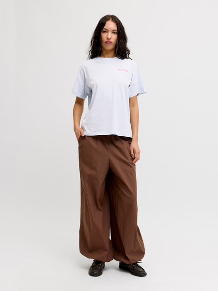 JJXX Loose Fit "Wild Flower" Printed T-Shirt in Blue