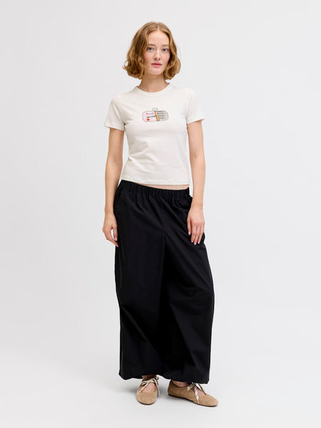 JJXX Sardine Print T-Shirt in White