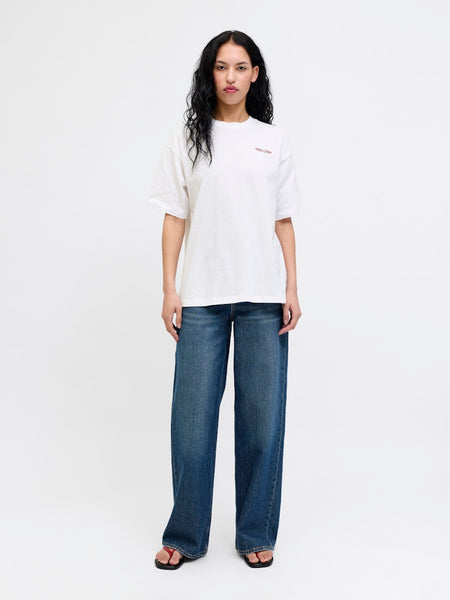 JJXX Loose Fit "Shell Yeah" T-Shirt in White