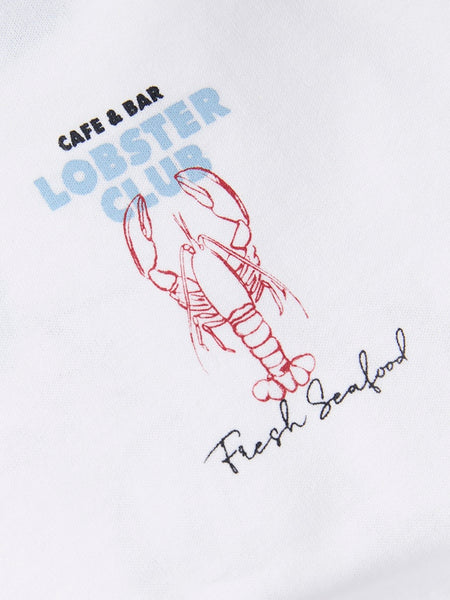 JJXX Loose Fit "Lobster Club" T-Shirt in White