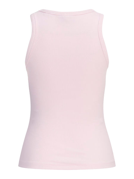 JJXX Ribbed Scoop Neck Tank Top in Pink
