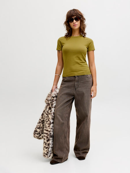 JJXX Plain T-Shirt in Green