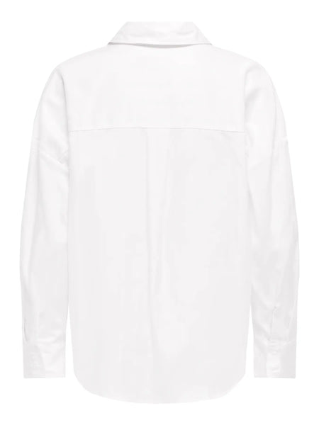 JDY V-Neck Shirt in White