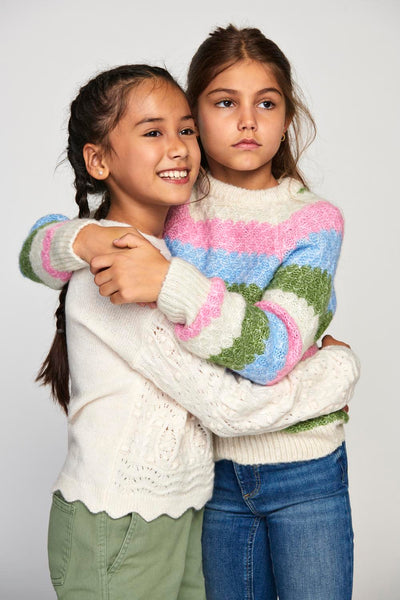 Kids Only Multicoloured Striped Knit Jumper