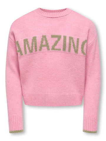 KIDS ONLY "Amazing" Knit Jumper in Pink