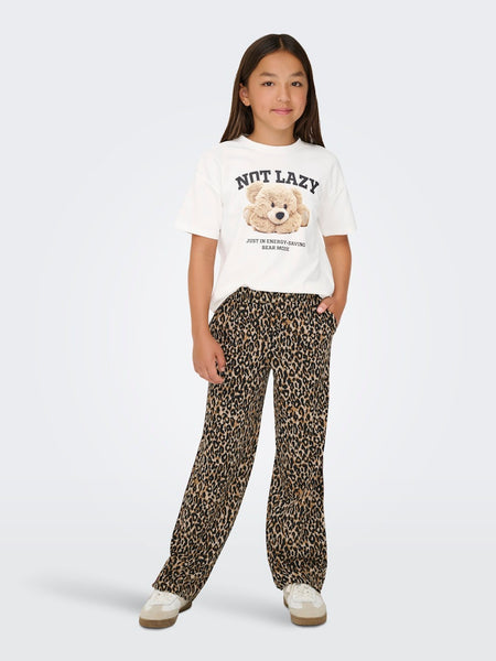 KIDS ONLY Teddy Bear T-Shirt in White