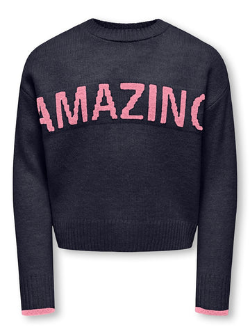 KIDS ONLY "Amazing" Knit Jumper in Navy