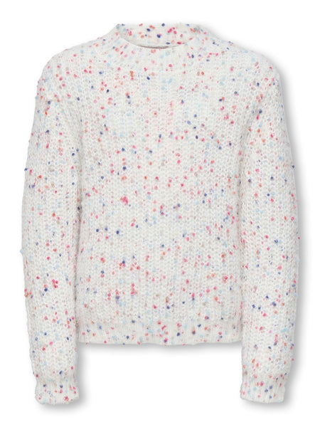 KIDS ONLY Multicolour Knit Jumper in Cream
