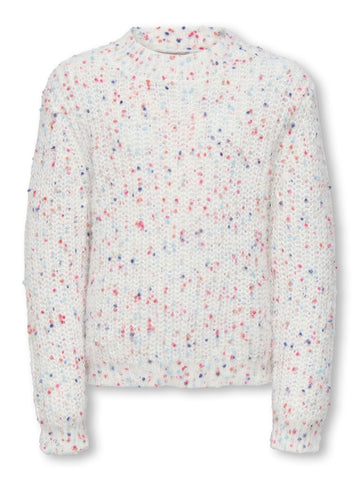 KIDS ONLY Multicolour Knit Jumper in Cream