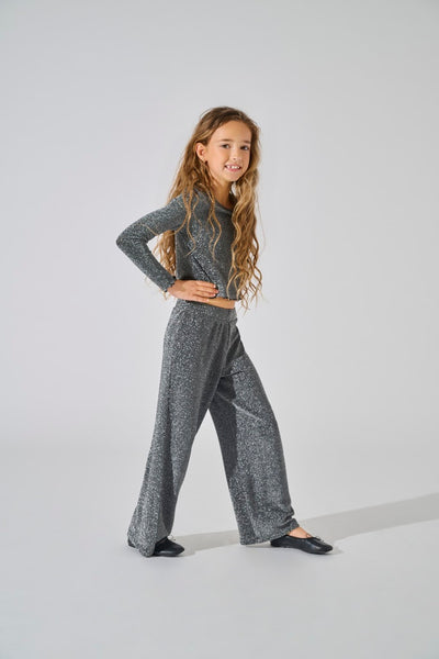 Kids Only Glitter Trousers in Silver