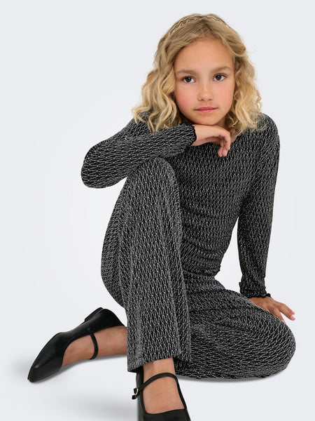 KIDS ONLY Glitter Trousers in Black
