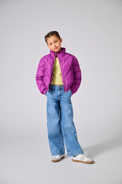 Kids Only Wide Leg Jeans in Medium Blue