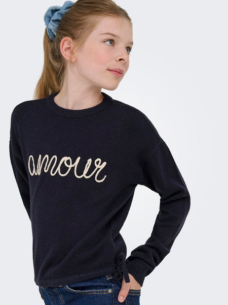 KIDS ONLY "Amour" Knit Jumper in Navy