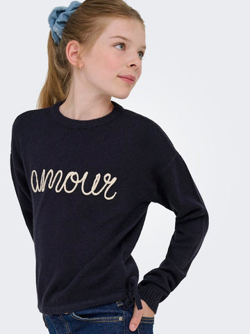 KIDS ONLY "Amour" Knit Jumper in Navy