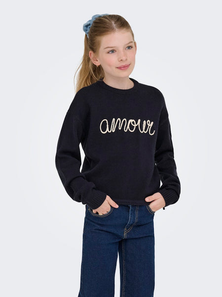 KIDS ONLY "Amour" Knit Jumper in Navy