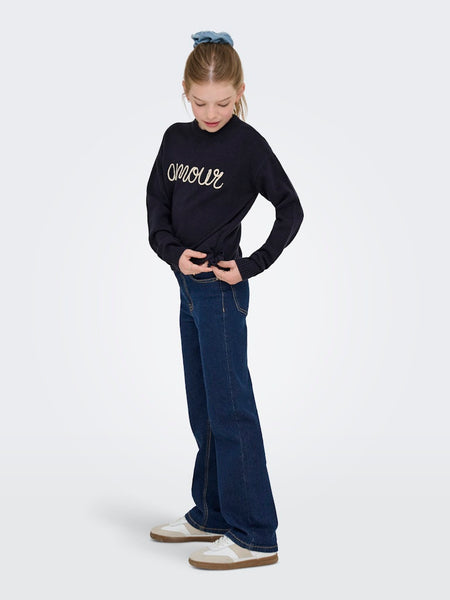 KIDS ONLY "Amour" Knit Jumper in Navy