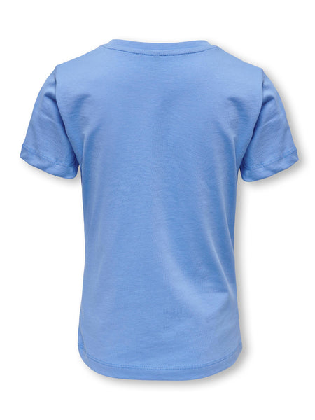 Kids Only Solid T-Shirt in Blue