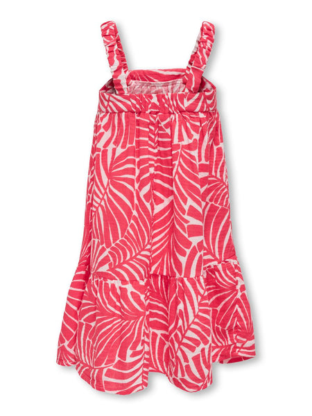 Kids Only Patterned Sleeveless Dress in Pink