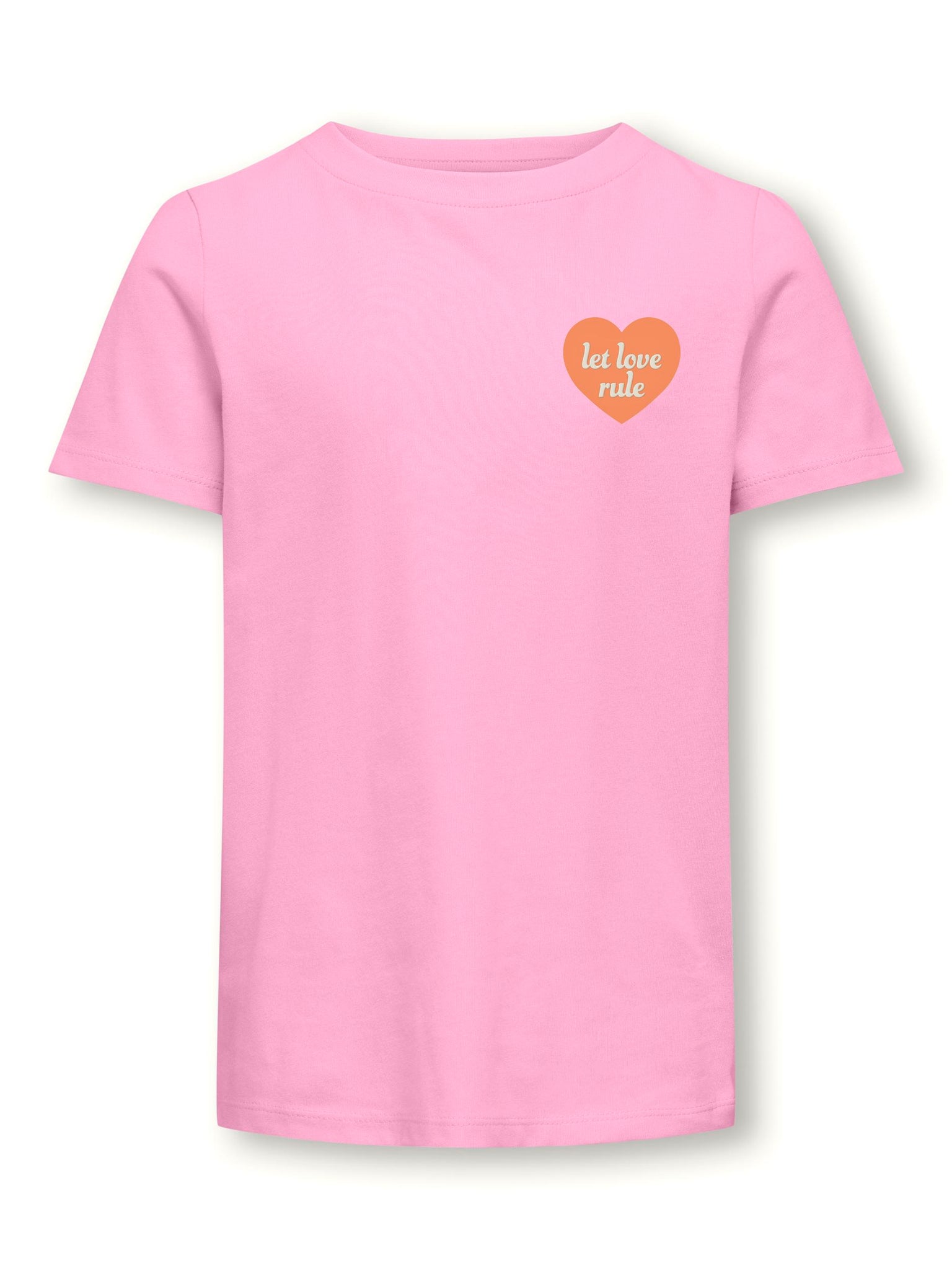 Kids Only "Let Love Rule" T-Shirt in Pink