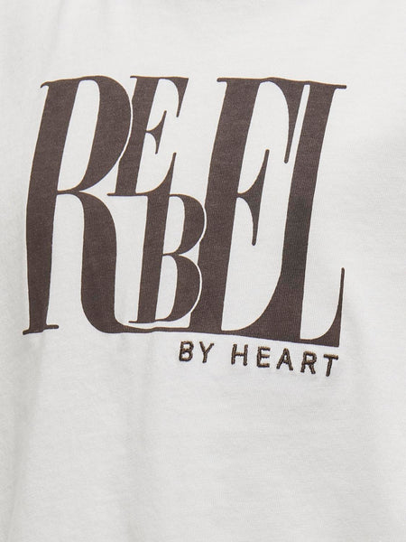 Kids Only "Rebel" Printed T-Shirt in White