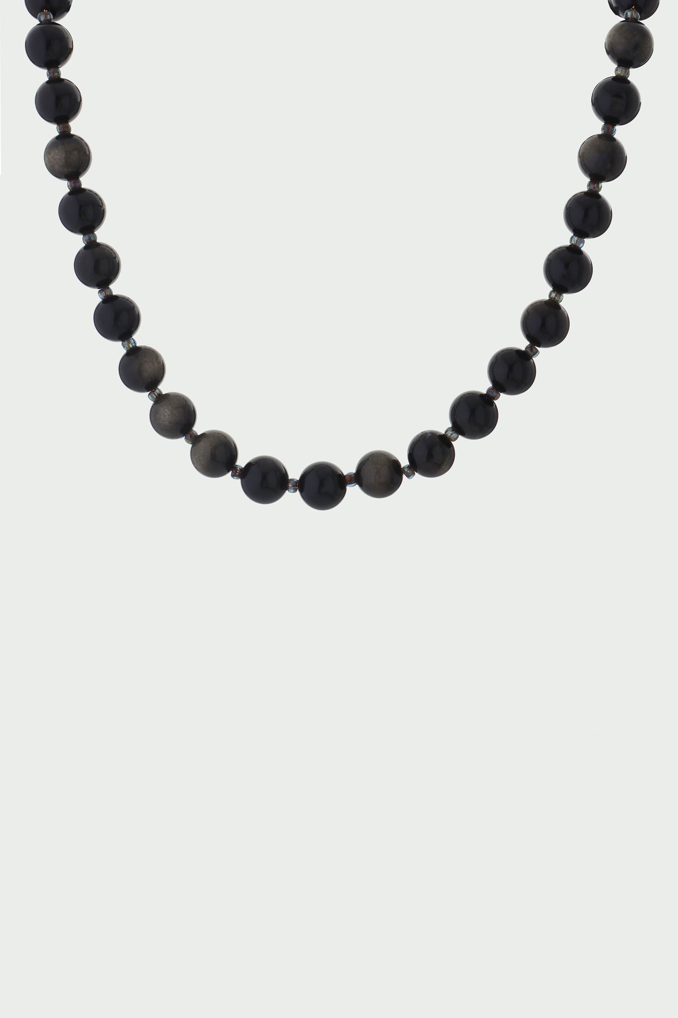 Tutti Golden Obsidian Small Beaded Necklace